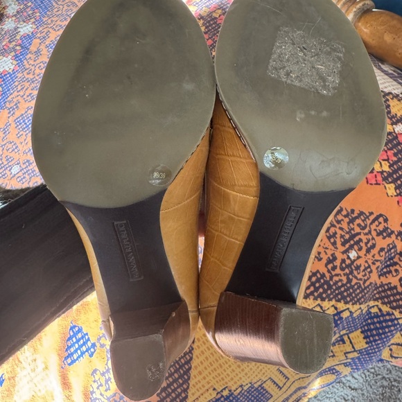 Vintage Banana Republic Heel Loafers Sz 9 - Picture 9 of 9